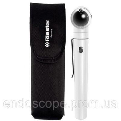 Офтальмоскоп e-scope®, пряме освітлення, вакуум 2,7, білий, в сумочці