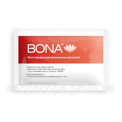 Тест-смужки для визначення вагітності "BONA"